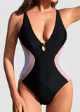 Smart Sculpt Plunge Cross-Back Swimsuit