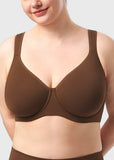 Soft Plus Size Full Coverage Unlined Minimizer Bra