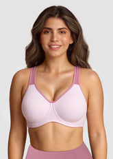 Full Coverage External Underwire Sports Bra