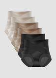 High-Waist Cross Compression Shaping Panties (6 Pack)