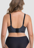 Wireless Leopard V-Neck Contour Bra