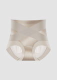 High-Waist Cross Compression Shaping Panties (6 Pack)