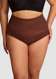 Plus-Size High-Waist Cross Tummy Control Panties (5 Pack)