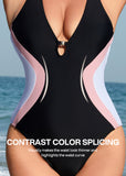 Smart Sculpt Plunge Cross-Back Swimsuit