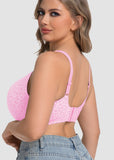 Wireless Leopard V-Neck Contour Bra