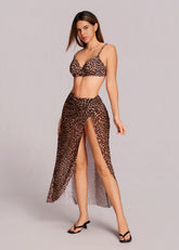 Lightweight Breathable Mesh Sarong Cover-Up