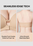 Front Closure No-Slip Supportive Fit Strapless Bra