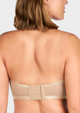 Strapless Mesh Balconette Underwire Bra