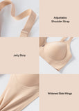 Invisible Jelly Lift Bra with Breathable Water Drop Hollow