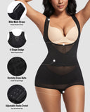 Open Bust Cross Compression Body Shaper