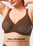 Soft Plus Size Full Coverage Unlined Minimizer Bra