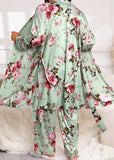 Comfy 3-Piece Pajama Set – Robe, Camisole & Long Pants