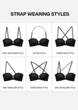 Front Closure No-Slip Supportive Fit Strapless Bra