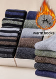 Men's Thermal Terry Loop Socks - 5 Pairs