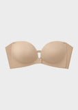 Front Closure No-Slip Supportive Fit Strapless Bra
