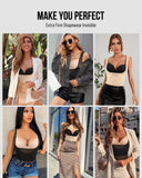 Open Bust Cross Compression Body Shaper