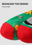 Festive Mismatched Christmas Crew Socks - 4 Pairs