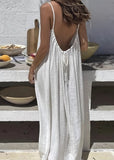 Elegant Backless Cami Dress