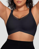 Smoothing Full Coverage Mesh Wireless Bra