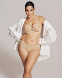 Breathable Memory Steel Underwire Demi Lace Bra