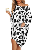 Plus Size Ultra-Soft Oversized Shirt Sleepwear with Pockets