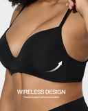 Seamless One-Piece Molded Wireless Bra