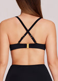 High-Waisted Ruched Tummy Control Bikini Set
