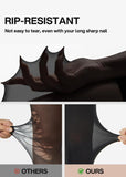 Slimming Semi-Sheer Black Tights