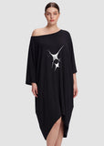 Plus Size Ultra-Soft Oversized Shirt Sleepwear with Pockets