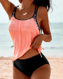 LilyLove® Two Piece Solid Color Swimsuit