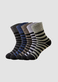 Men's Thermal Terry Loop Socks - 5 Pairs