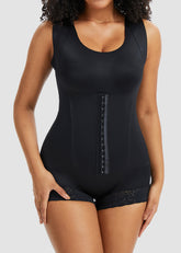 PowerMesh Double-Layer Tummy Control Bodysuit Shapewear