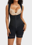 PowerMesh Double-Layer Open Bust Full Body Shaper