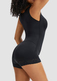 PowerMesh Double-Layer Tummy Control Bodysuit Shapewear
