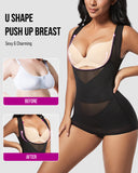 Open Bust Cross Compression Body Shaper