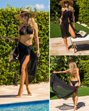 Side Tie Midi Sarong Sheer Cover Up