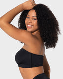 Front Closure Wireless Push-Up Bandeau Bra