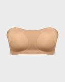 Non-Slip Crossover Side Hook Bandeau Bra