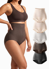 Seamless Tummy-Control Butt-Lift Briefs (5-Pack)
