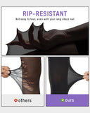 Slimming Semi-Sheer Black Tights