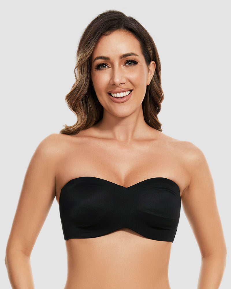 LilyLove® Full Support Non-Slip Convertible Bandeau Bra