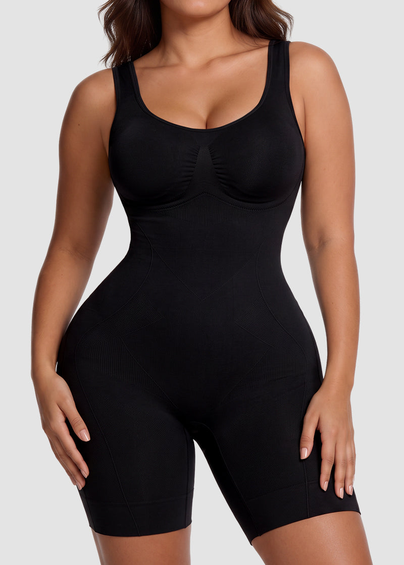 Tummy Control Butt Lifter Faja Bodysuit – Back Support Shapewear