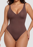 Deep V Sculpting Thong Bodysuit
