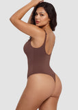 Deep V Sculpting Thong Bodysuit