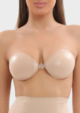 Front Closure Silicone Self-Adhesive Invisible Bra (2 pairs)