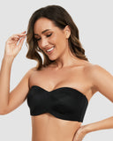 LilyLove® Full Support Non-Slip Convertible Bandeau Bra