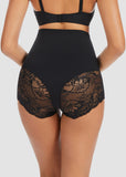 Smooth High-Waisted Sheer Lace Sculpting Brief (4 Pack)