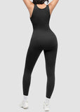 Deep V Tummy Control Sculpting Jumpsuit