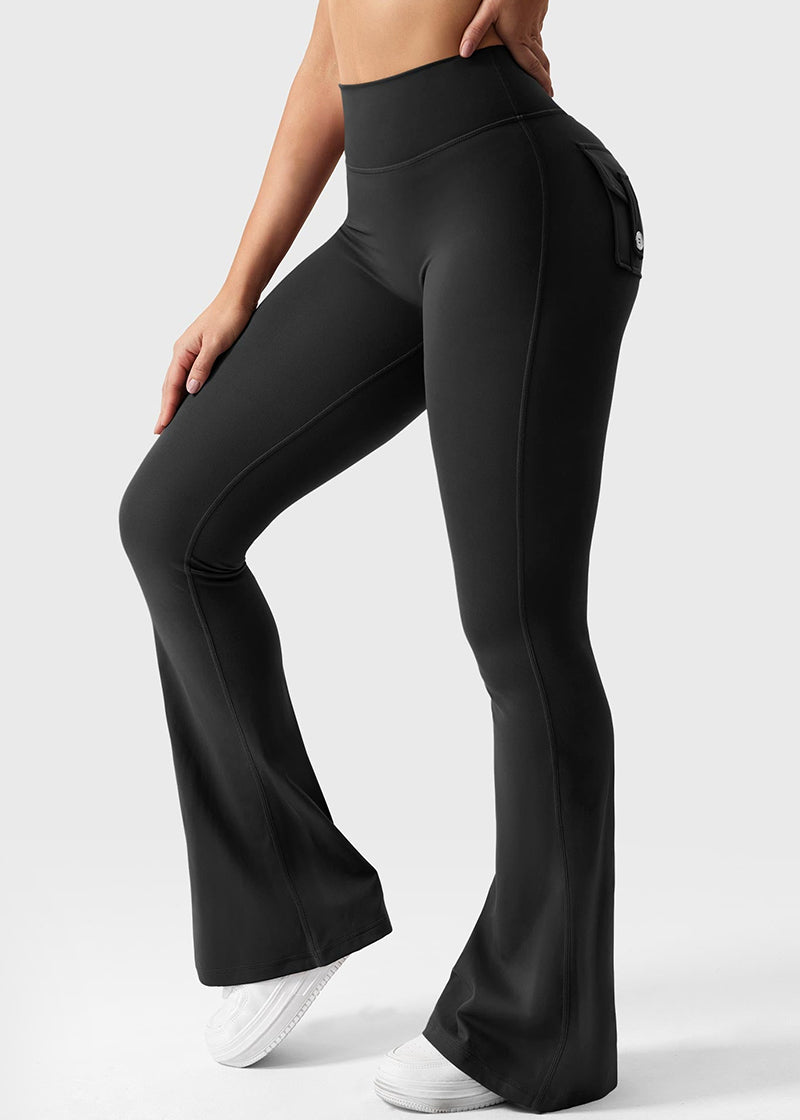 Y2K High-Waisted Cargo Leggings with Butt-Lifting Fit & Pockets