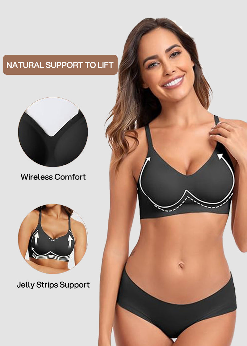 Seamless Soft Support Push Up Bra